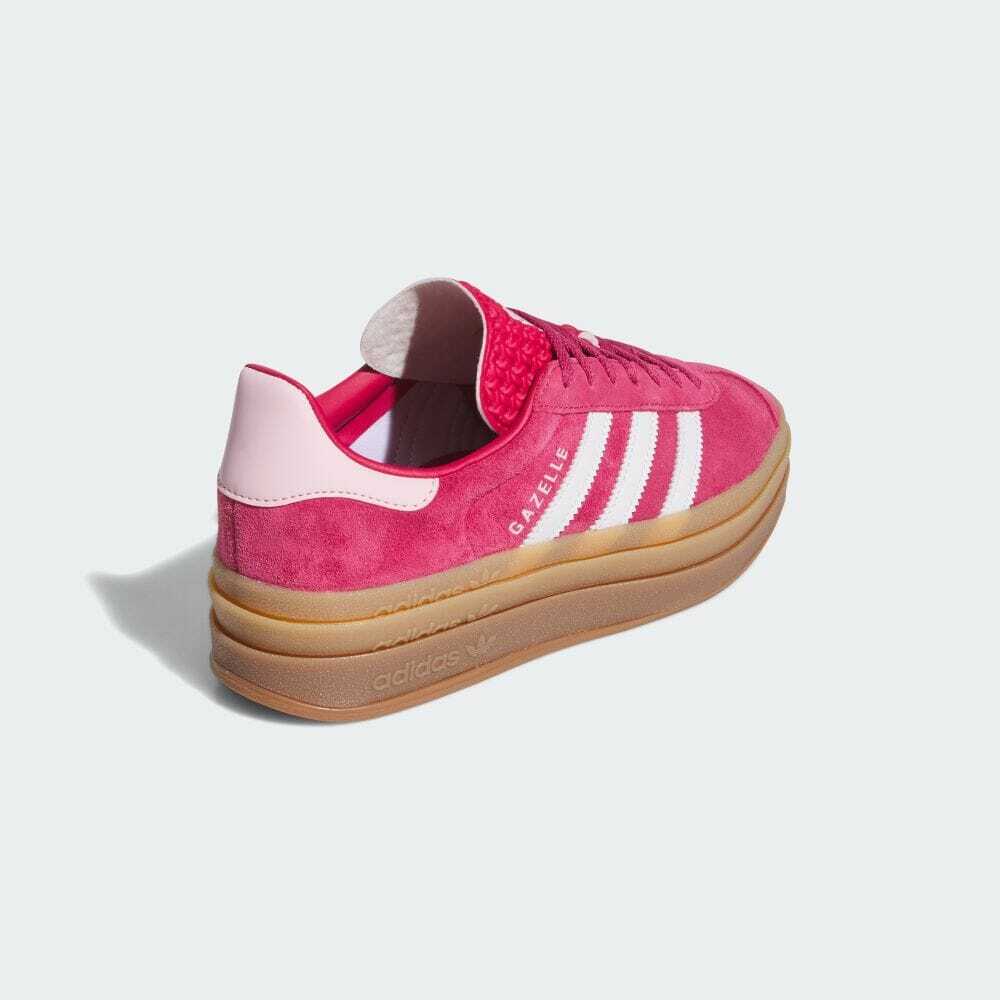 Pre-owned Adidas Originals Gazelle Bold Wild Pink White Women's Size Id6997 In Wild Pink / Footwear White / Clear Pink