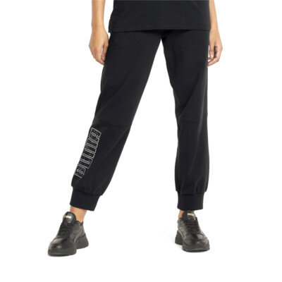 Тренировочные брюки Puma Power Colorblock Stardust Training Pants Женские Повседневные спортивные штаны размера S