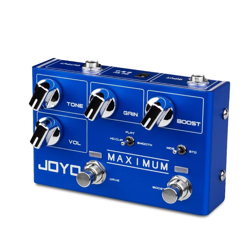 R-05 MAXIMUM Overdrive Guitar Pedal Clean Overdrive Tones Independent BOOST Cont