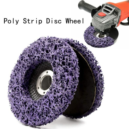 5 Dischi Abrasivi In Poliestere Per Rimuovere Vernice E Ruggine, 125 Mm, Per Smerigliatrici Angolari, Viola - 5