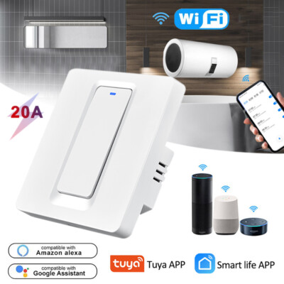 20A WIFI Smart Boiler Switch Water Heater Timing Switch APP Remote control Tuya