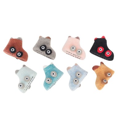 Baby Clothes Kids Infant Cartoon Car Anti-Slip Warm Unisex Socks