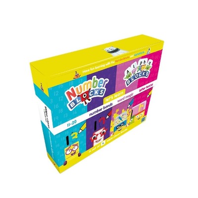 Numberblocks and Alphablocks: Let's Learn Numbers and Letters Set: 4 Wipe-clean 