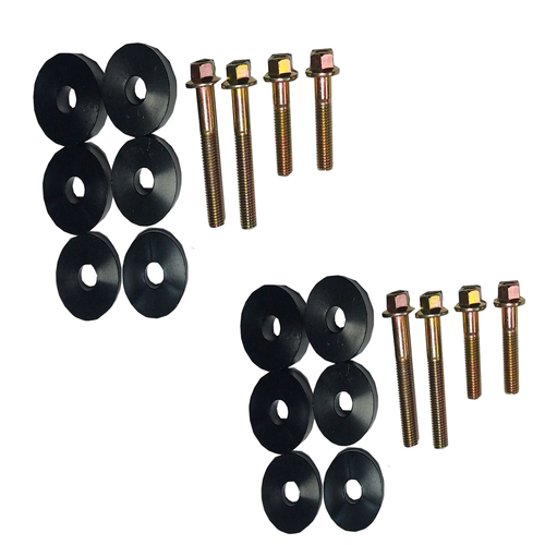 2 Sets 1/4" to 1-1/2" Riser Lift Seat Spacers Kit Fit Toyota Tacoma Rear of Seat