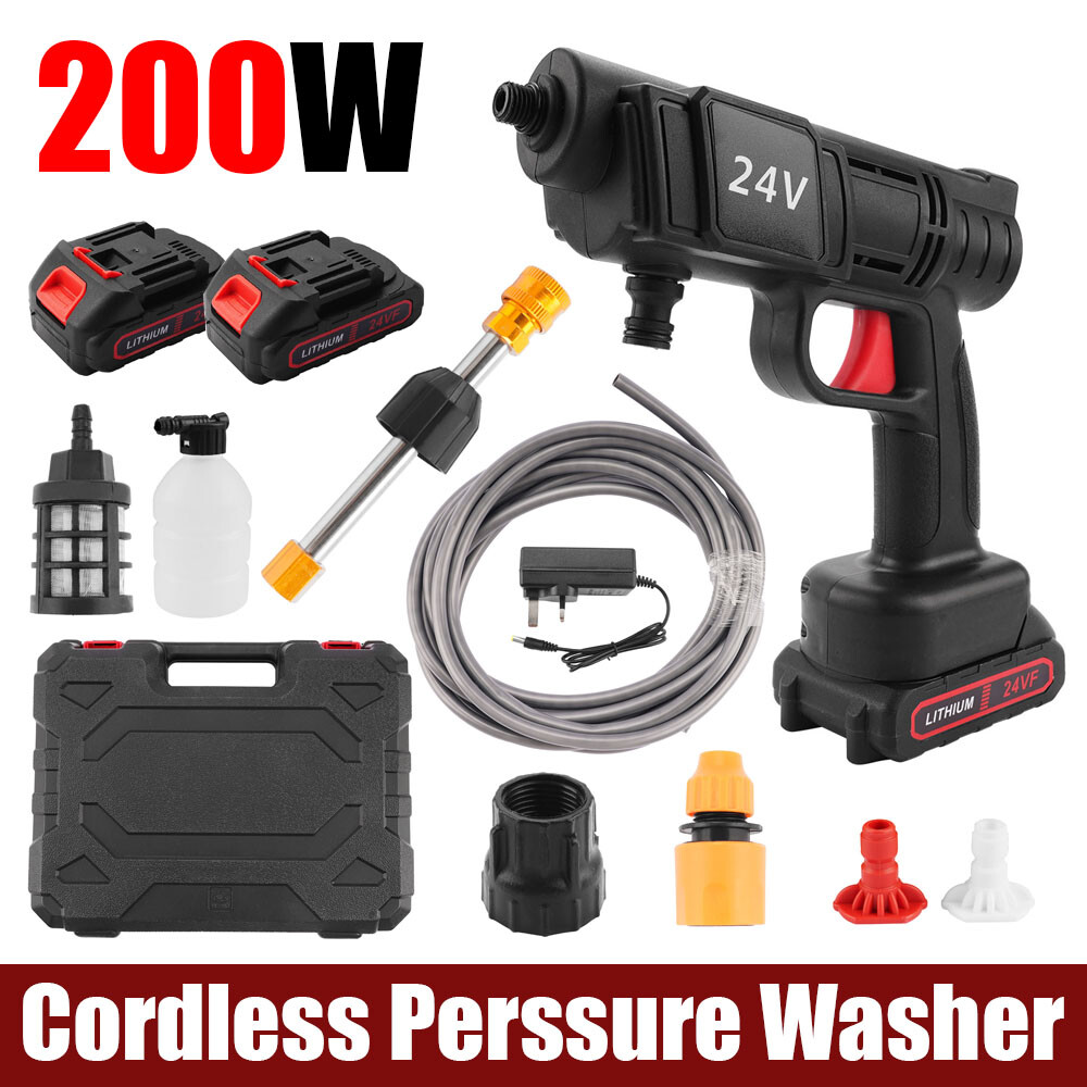 Electric Cordless High Pressure Washer Portable Power Cleane