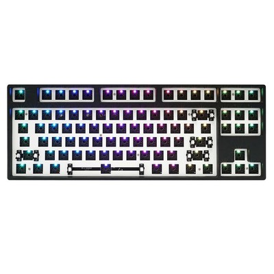 GK87 HOT SWAPPABLE 80% CUSTOM MECHANICAL KEYBOARD KIT RGB SWITCH LEDS BAREBONES