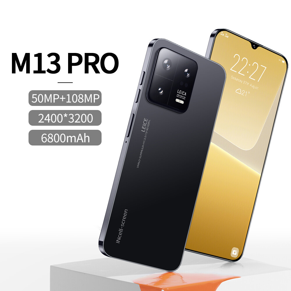 M13 Pro 5G Smartphone Android 13 7.3" 16GB+1TB Unlocked Dual SIM Mobile  Phones
