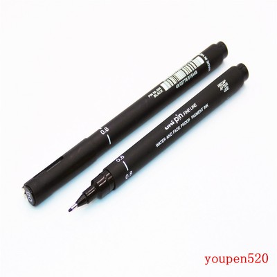 1pcs UNI PIN 08 Black Sketch Fine Line Art Painting Supplies Drawing Pen