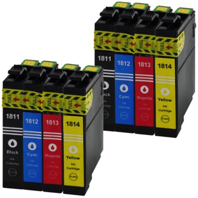 8 PATRONEN SET für EPSON EXPRESSION XP212 XP215 XP225 XP313 XP315 XP322 XP325