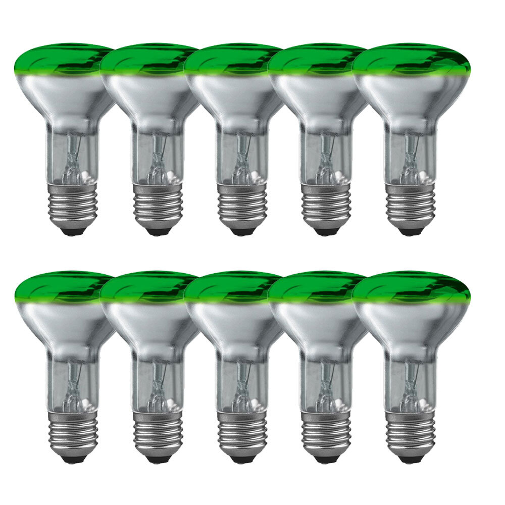 Ampoule Réflecteur Merkur R63 60W E27 - Lumière Verte - Dimmable (intensité Variable) - Neuf