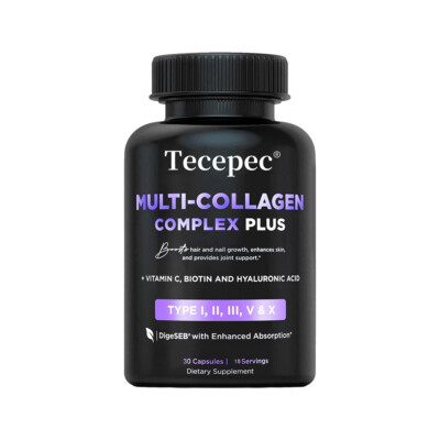 Multi Collagen Plus - Biotin, Hyaluronic Acid - Hair, Skin, Nails Beauty Complex