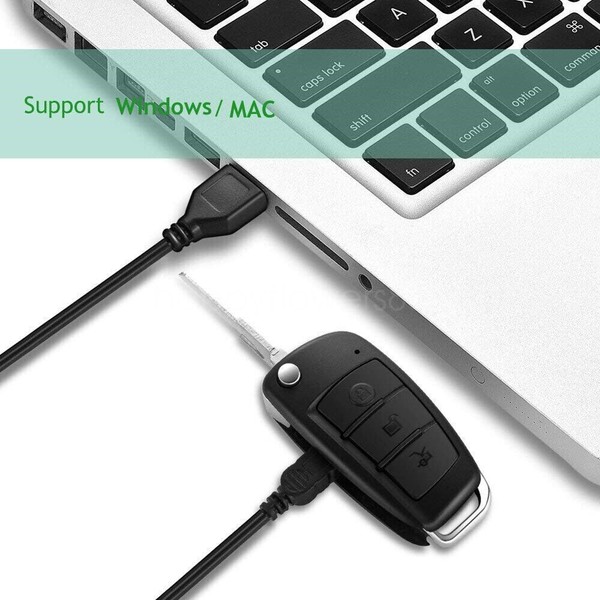 1080P Mini Car Key Fob Camera DVR Night Vision Cam HD Video Recorder Portable US - Image 6