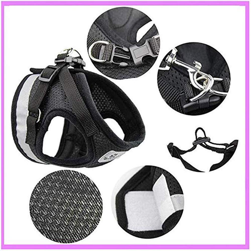 Dog and Cat Universal Harness w/ Leash Set Escape Proof ...