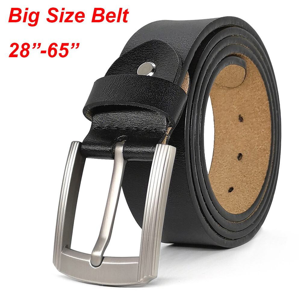New Mens Belt 100% Genuine Leather Extra Long 105cm-165cm | eBay