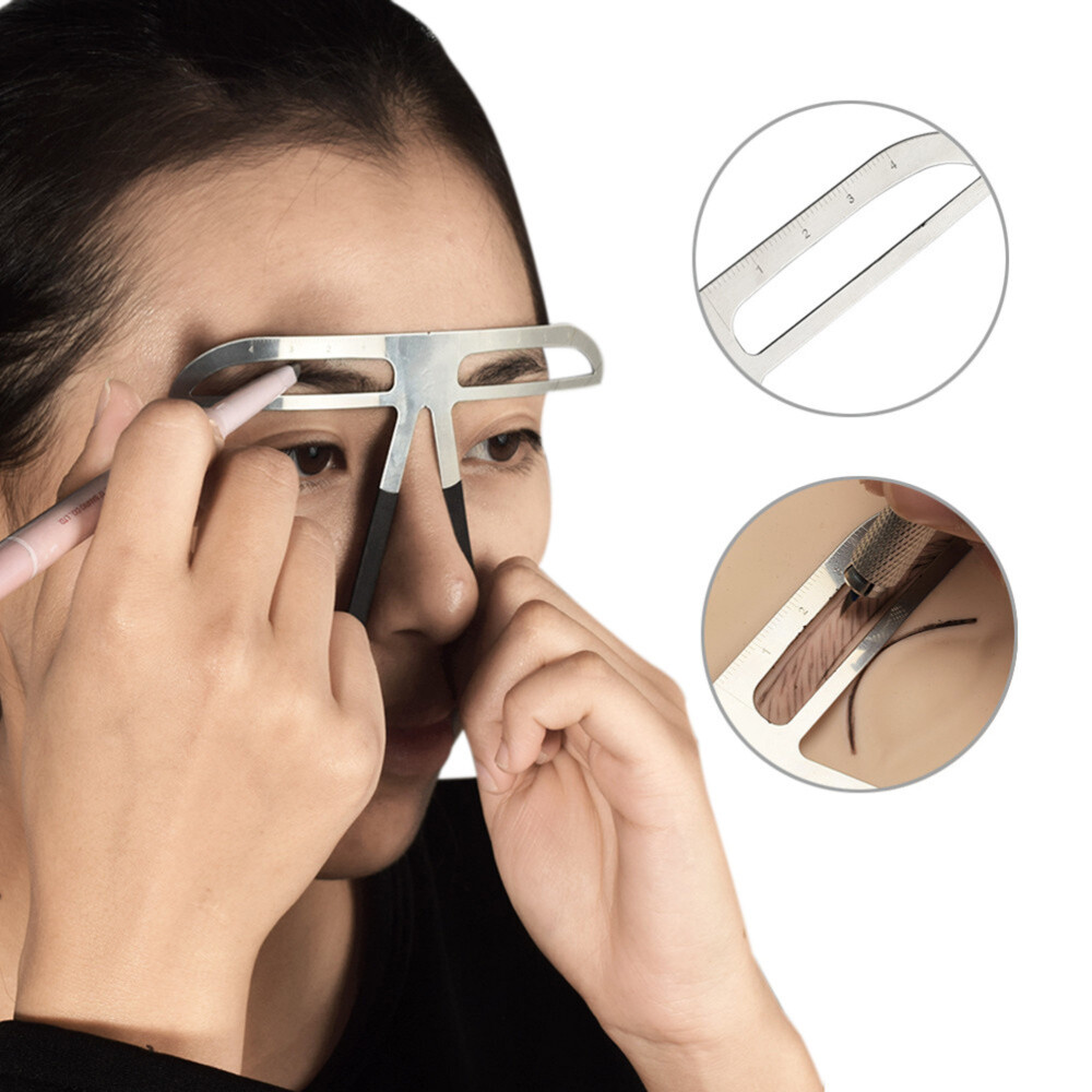 eyebrow ruler durable permanent reusable eyebrow ruler template measure