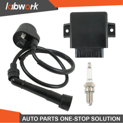 Labwork CDI Box Ignition Coil Spark Plug Cap Compatible For Polaris Predator 500