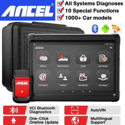 10'' Bi-directional Tablet Bluetooth OBD2 Scanner All System Car Diagnostic Tool 