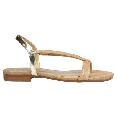 

Женские повседневные сандалии VANELi Edmee TStrap Beige, Gold 308691, VANELi Edmee TStrap