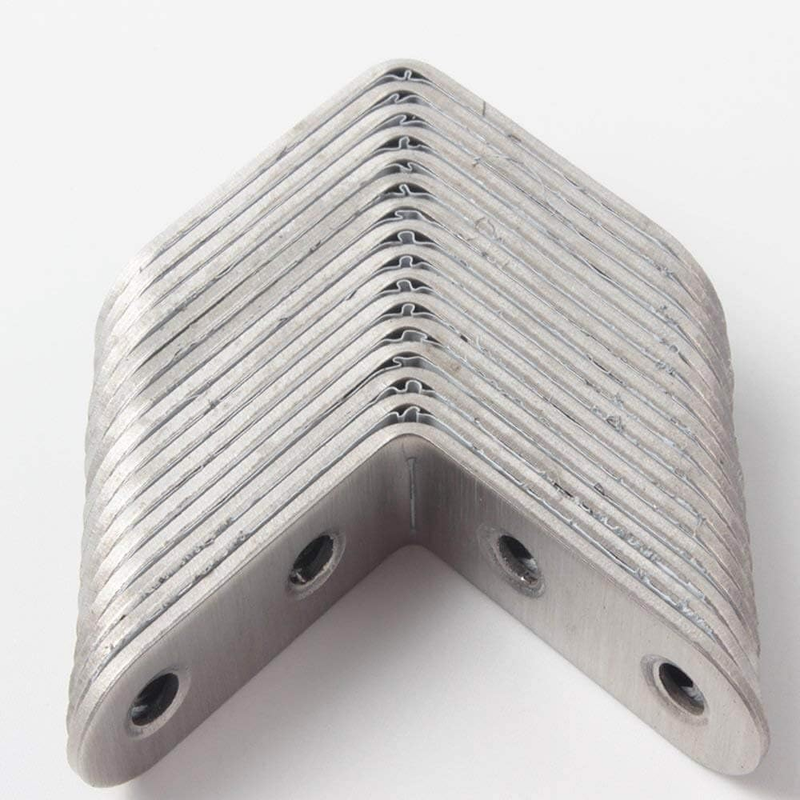 18pcs Stainless Steel Corner Braces - 40mmx40mm Heavy Duty Corner Steel Joint Ri