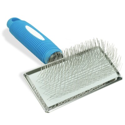 BV Dog Extra Long Slicker Brush 1'' Long Pin Pet Grooming Brush Long Medium Hair