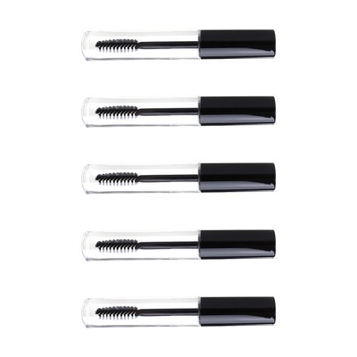  5 Pcs Empty Mascara Tube and Wand Tubes Eyelashes Bottle Container