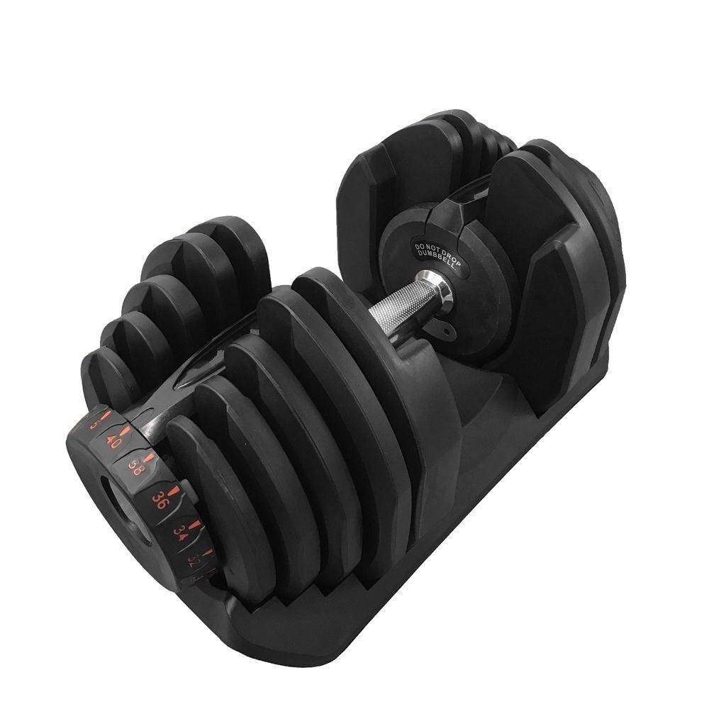BRAND NEW ** FXR SPORTS FULLY ADJUSTABLE 40KG DUMBBELL GYM FITNESS