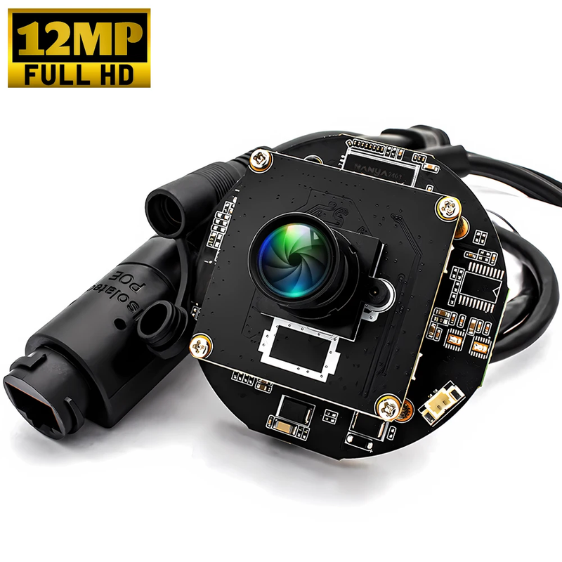 12MP IP Camera Module 4000x3000 25FPS 1/2.3" IMX577 CMOS POE Webcam Board With N