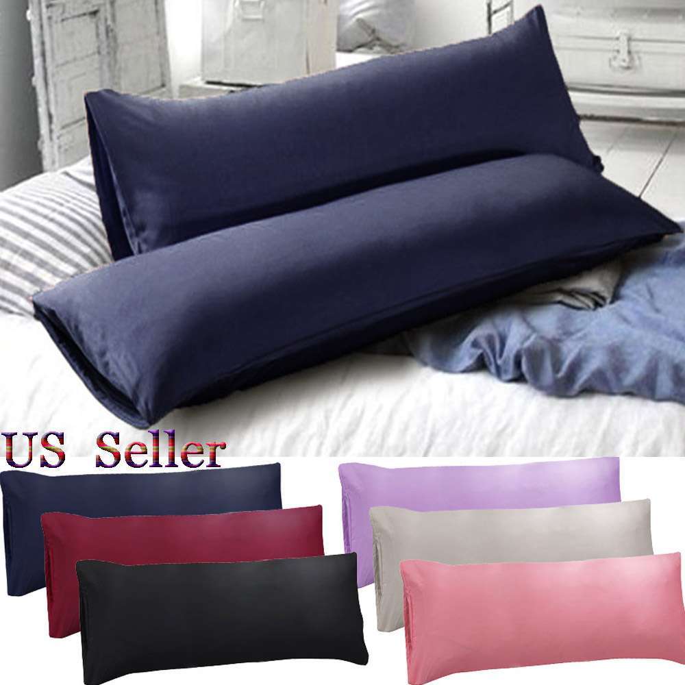 Case 20"x 55" Ultra Soft Silky Cooling Body Pillow Cover
