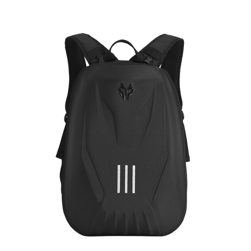 Black Waterproof Motorcycle Backpack Rider Bag Reflective