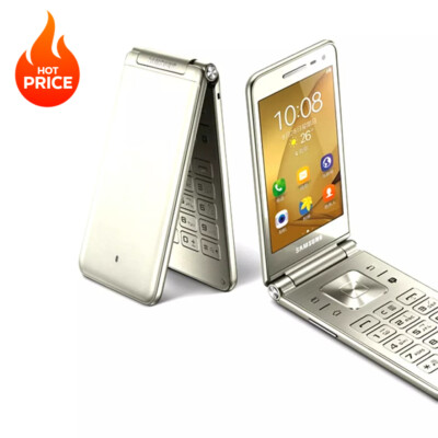 Samsung Galaxy Folder G1600 2GB+16GB ROM WIFI Unlocked LTE 4G Flip Andriod Phone
