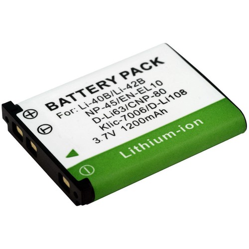 Ersatzakku Für Sanyo Xacti VPC-J2EX – 3,7V, 1090mAh, Li-Ion, Weiß