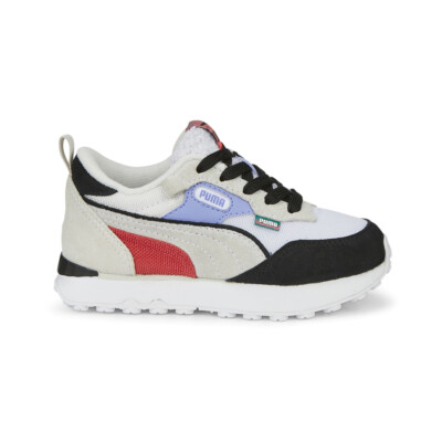 Puma Rider Fv Fd Lace Up  Youth Boys White Sneakers Casual Shoes 38787701