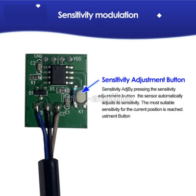 DC5V NPN Output Non-Contact Capacitive Liquid Water Level Sensor Detector Module