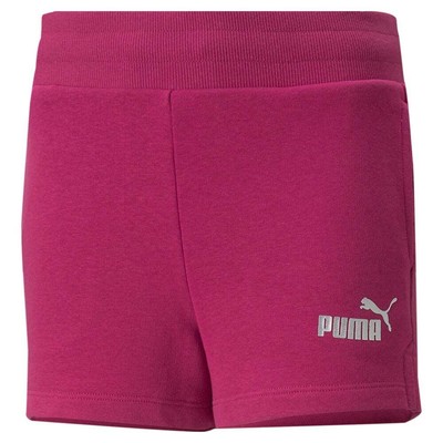 Молодежные шорты Puma Essentials+ для девочек, розовые, повседневные, 846963-14