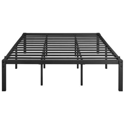 18'' Metal Bed Frame Platform Heavy Duty Steel Slat Support No Box Spring Needed