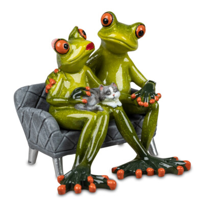 Frösche hellgrün zur Auswahl formano witzige Dekofiguren Tiere Geschenke 2024
