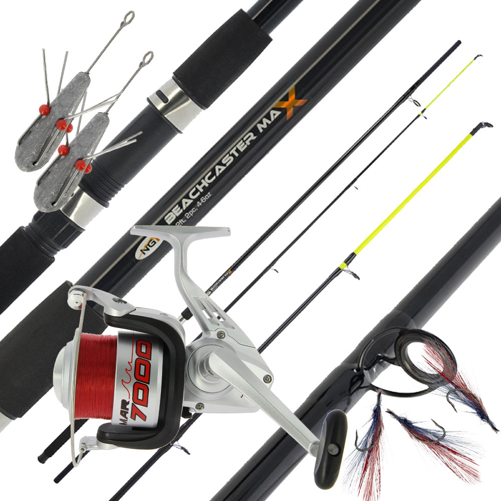 beachcaster rod and reel
