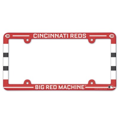 CINCINNATI REDS BIG RED MACHINE 6''x12'' LICENSE PLATE FRAME NEW WINCRAFT  