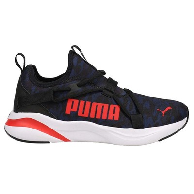 Повседневная обувь Puma Softride Rift Camo Slip On Youth Boys Black Sneakers 37724802