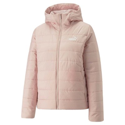 

Puma Essentials Padded Full Zip Jacket Женская розовая повседневная спортивная верхняя одежда 848, Розовый, Puma Essentials Padded Full Zip Jacket
