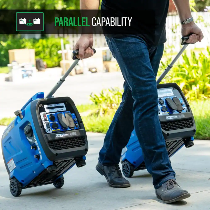 2,300-Watt/1,800-Watt Recoil Start Dual Fuel Portable Digital Inverter Generator