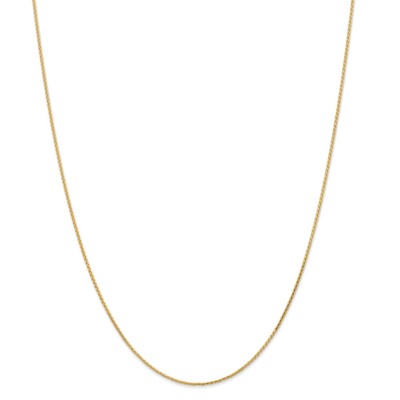 Pre-owned Superdealsforeverything 14k Yellow Gold 1.0mm Diamond Cut Wheat Chain; 30 Inch