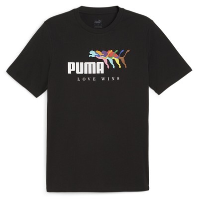 Puma Essential Love Wins Graphic Crew Neck Short Sleeve T-Shirt Mens Size XXL  C