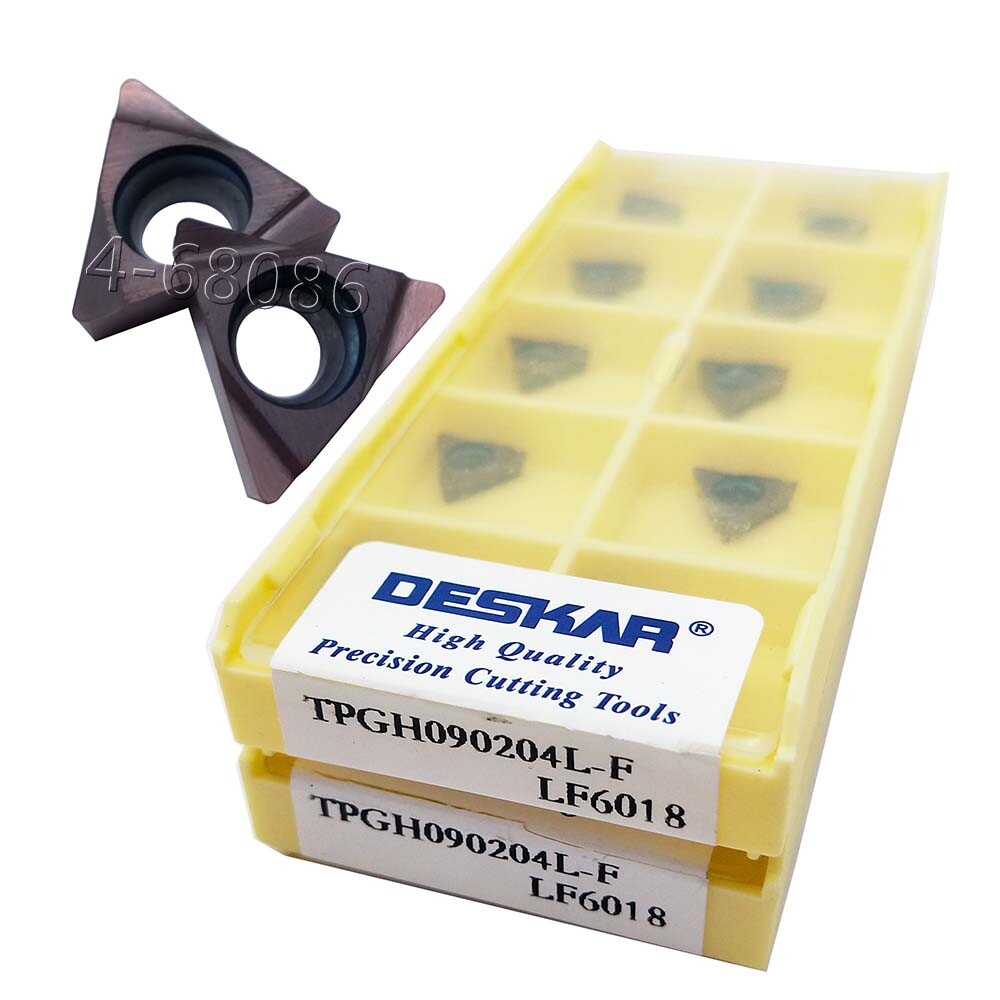 kahoページ 10PC TPGH 090204 L-F LF6018 Carbide insert Indexable inserts