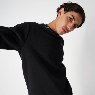 Champion Rib Neck Heavy Fleece Crewneck Men черный