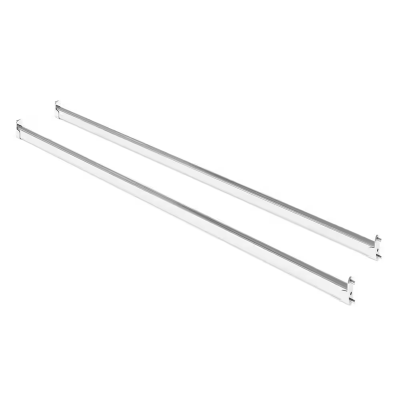 Closet Evolution Wardrobe Closet Rod Chrome Hanging Rail Bar 35 Inch 2 Pack