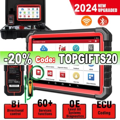 2024 LAUNCH X431 PRO3S+ V+ Bidirectional Diagnostic Tool KEY Coding OBD2 Scanner