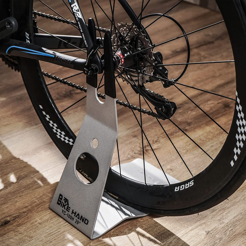 BIKEHAND 29er 700c Bicycle Floor Type Rear Hub Mount Default, 1 Bike Stand