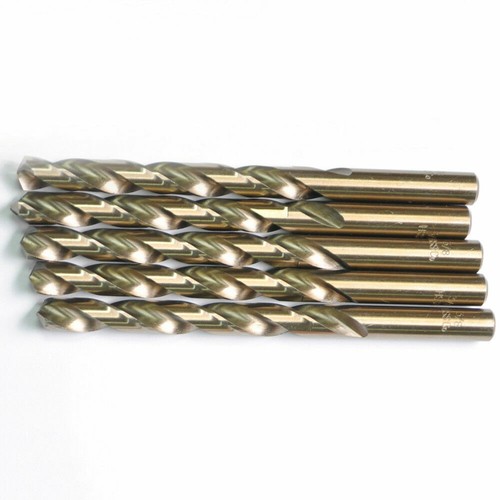 Drillforce 20PC 9/64" Cobalt Drill Bit Set HSS M35 Jobber Length Metal Drill Bit