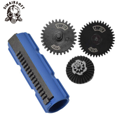 SHS 15 Teeth Half Teeth Piston + 32:1 Gear Set for Airsoft AEG Ver 2/3 Gearbox